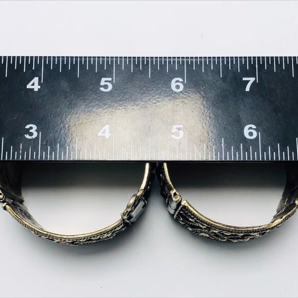 Afghan Vintage Handcuffs Bracelet, Single Cuff, Boho Style, Boho Jewelry - Picture 3 of 7